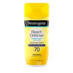 Neutrogena Sunscreen Lotion Beach Defense SPF 70, Face & Body Sunscreen